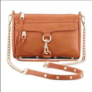 Rebecca Minkoff Mini Mac in Almond with Gold Hardware